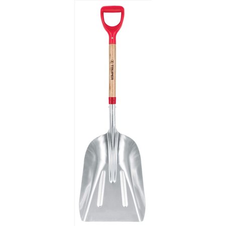 TRUPER Tru-Tough 45 in Aluminum Scoop Transfer Shovel Wood Handle PALY-12